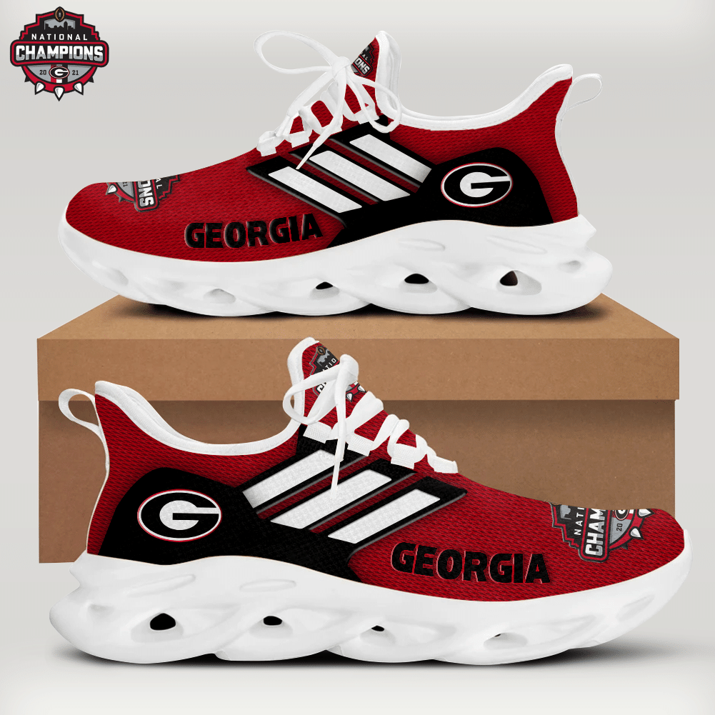 Georgia Bulldogs Champion OW Shoes - v3 - Famjoys Georgia Bulldogs Champion OW Shoes - v3 - Famjoys