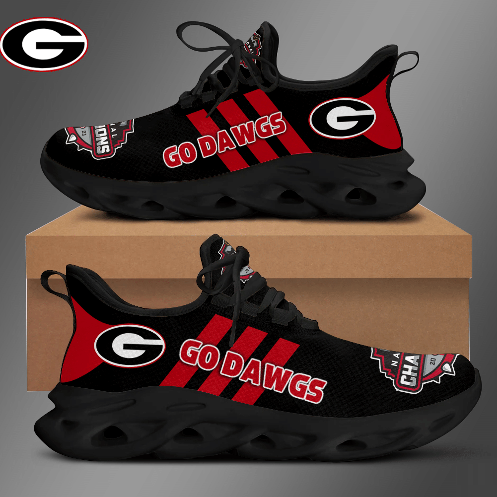 Georgia Bulldogs Champion OW Shoes - v4 - Famjoys Georgia Bulldogs Champion OW Shoes - v4 - Famjoys