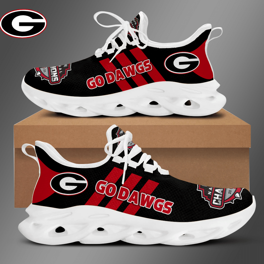 Georgia Bulldogs Champion OW Shoes - v4 - Famjoys Georgia Bulldogs Champion OW Shoes - v4 - Famjoys