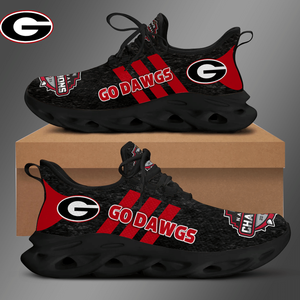Georgia Bulldogs Champion OW Shoes - v5 - Famjoys Georgia Bulldogs Champion OW Shoes - v5 - Famjoys
