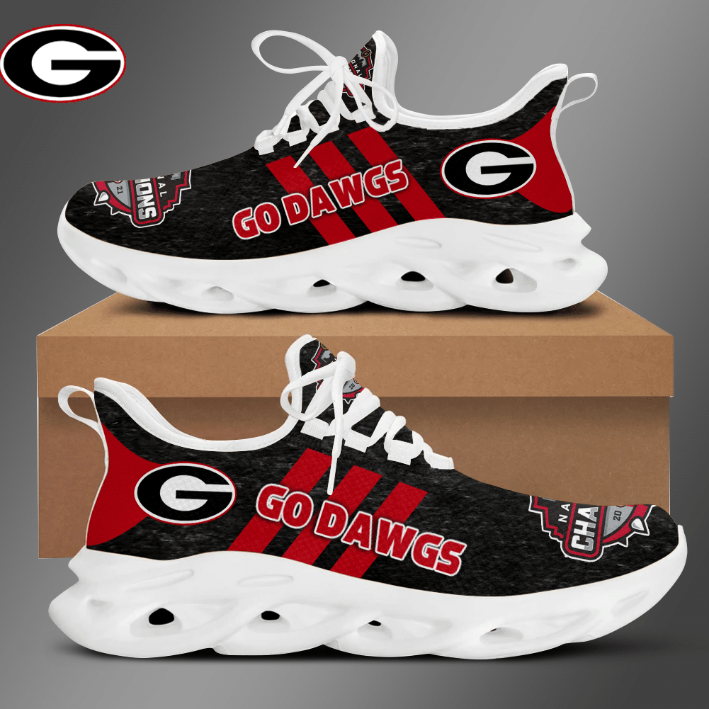Georgia Bulldogs Champion OW Shoes - v5 - Famjoys Georgia Bulldogs Champion OW Shoes - v5 - Famjoys