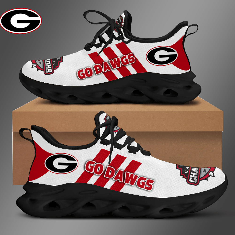 Georgia Bulldogs Champion OW Shoes - v6 - Famjoys Georgia Bulldogs Champion OW Shoes - v6 - Famjoys