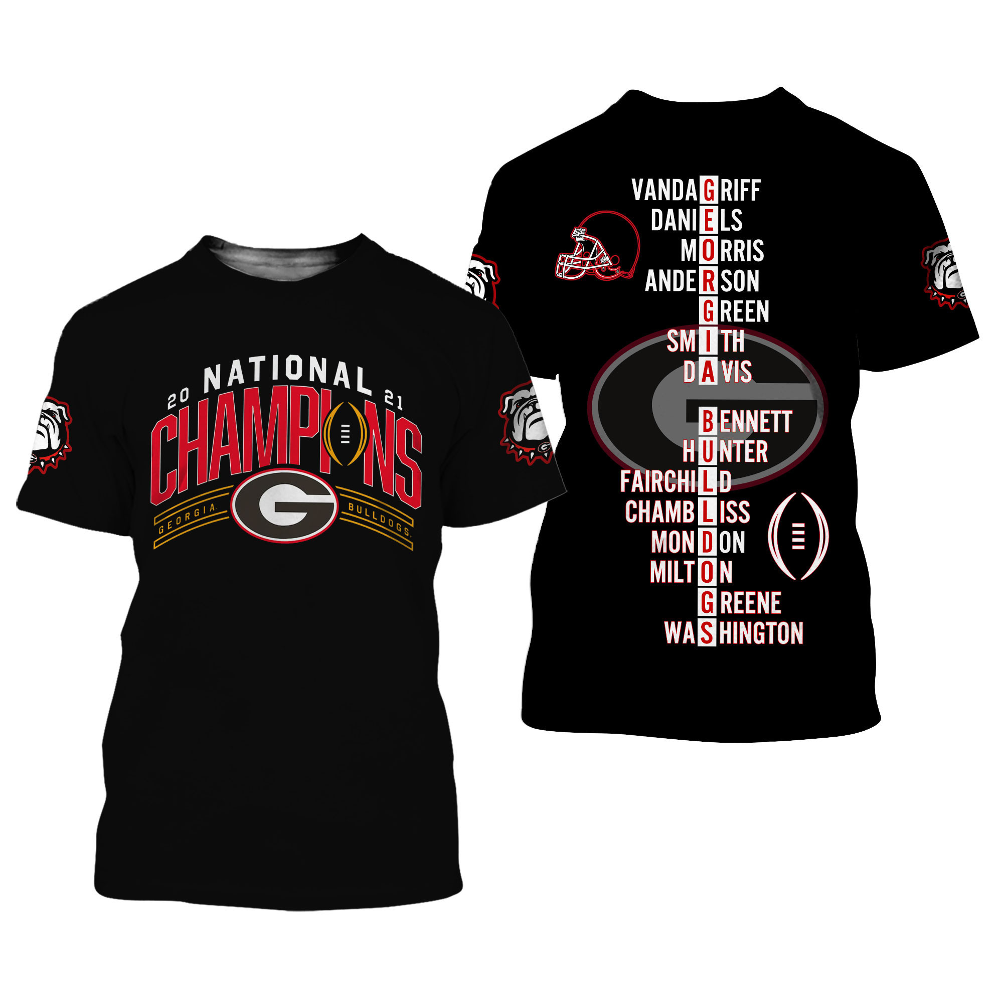 Georgia Bulldogs Champion Shirts - Famjoys Georgia Bulldogs Champion Shirts - Famjoys