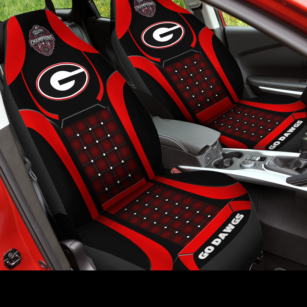 Georgia Bulldogs College Football National Champions 2022 Car Seat Cover V11 - Famjoys Georgia Bulldogs College Football National Champions 2022 Car Seat Cover V11 - Famjoys