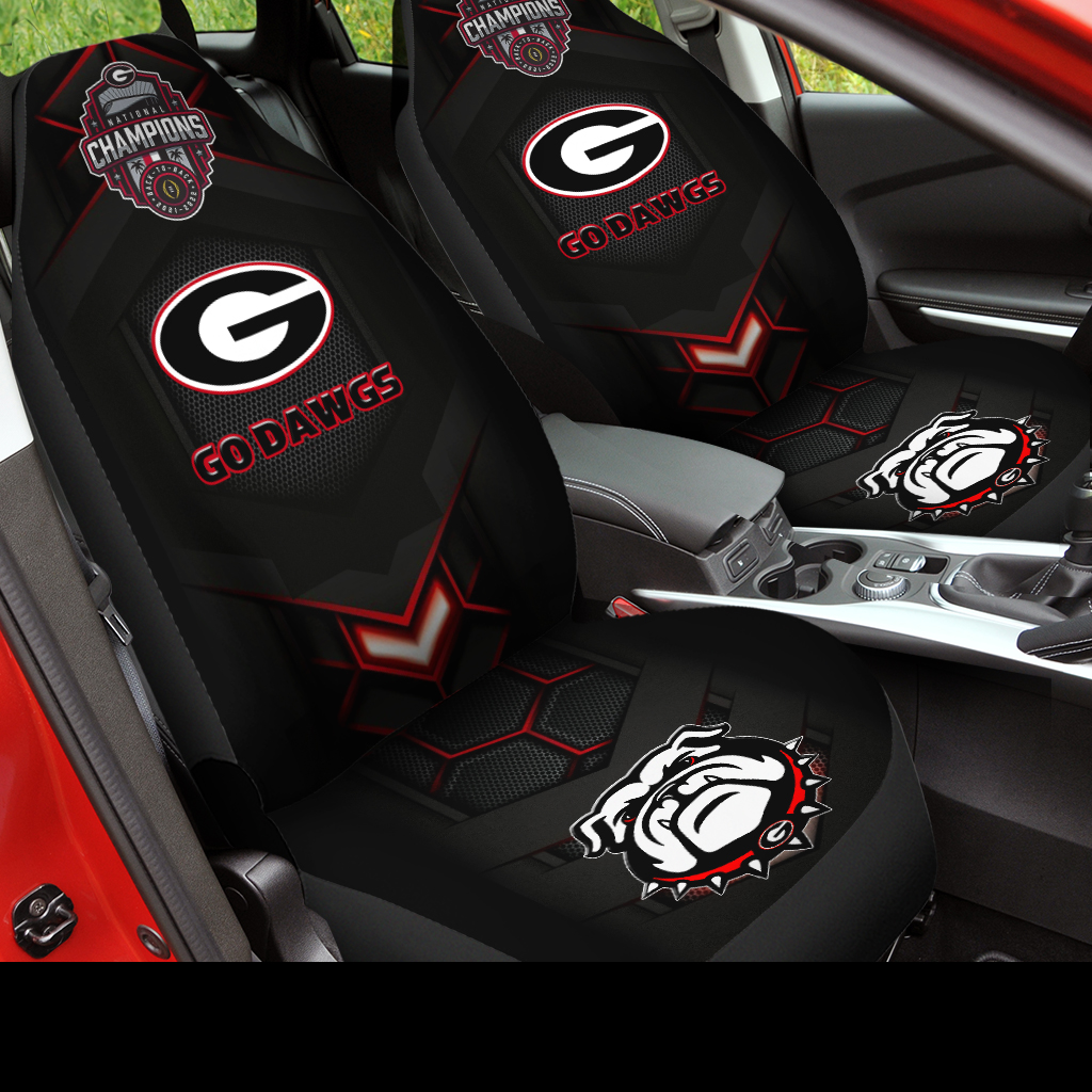Georgia Bulldogs College Football National Champions 2022 Car Seat Cover V13 - Famjoys Georgia Bulldogs College Football National Champions 2022 Car Seat Cover V13 - Famjoys
