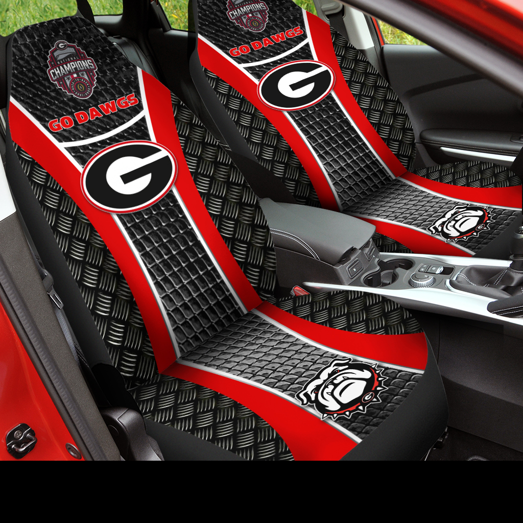 Georgia Bulldogs College Football National Champions 2022 Car Seat Cover V8 - Famjoys Georgia Bulldogs College Football National Champions 2022 Car Seat Cover V8 - Famjoys
