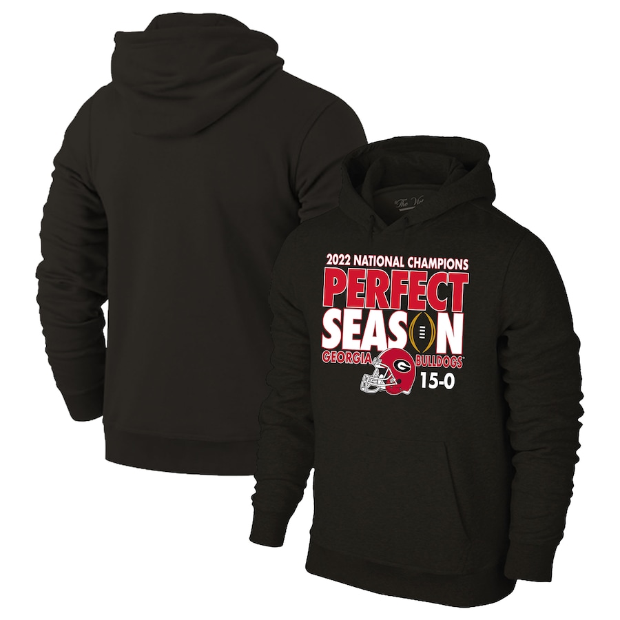 Georgia Bulldogs College Football Playoff 2022 National Champions Perfect Season Hoodie - Famjoys Georgia Bulldogs College Football Playoff 2022 National Champions Perfect Season Hoodie - Famjoys