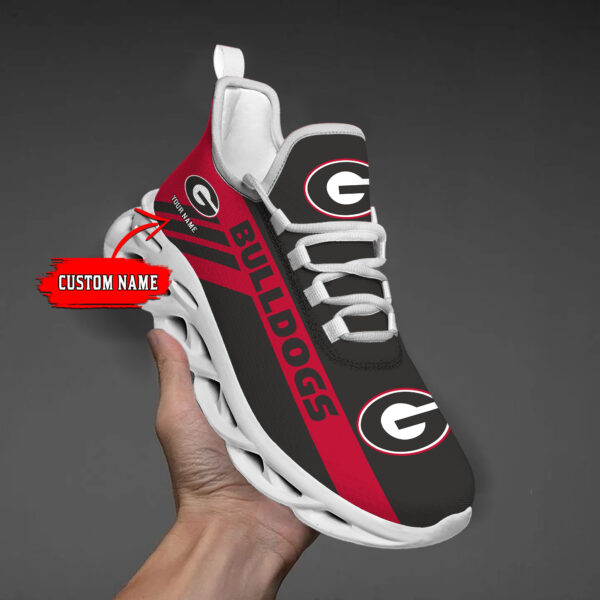 Georgia Bulldogs Custom Name PERSONALIZED MAX SOUL SHOES DS004 - Famjoys Georgia Bulldogs Custom Name PERSONALIZED MAX SOUL SHOES DS004 - Famjoys