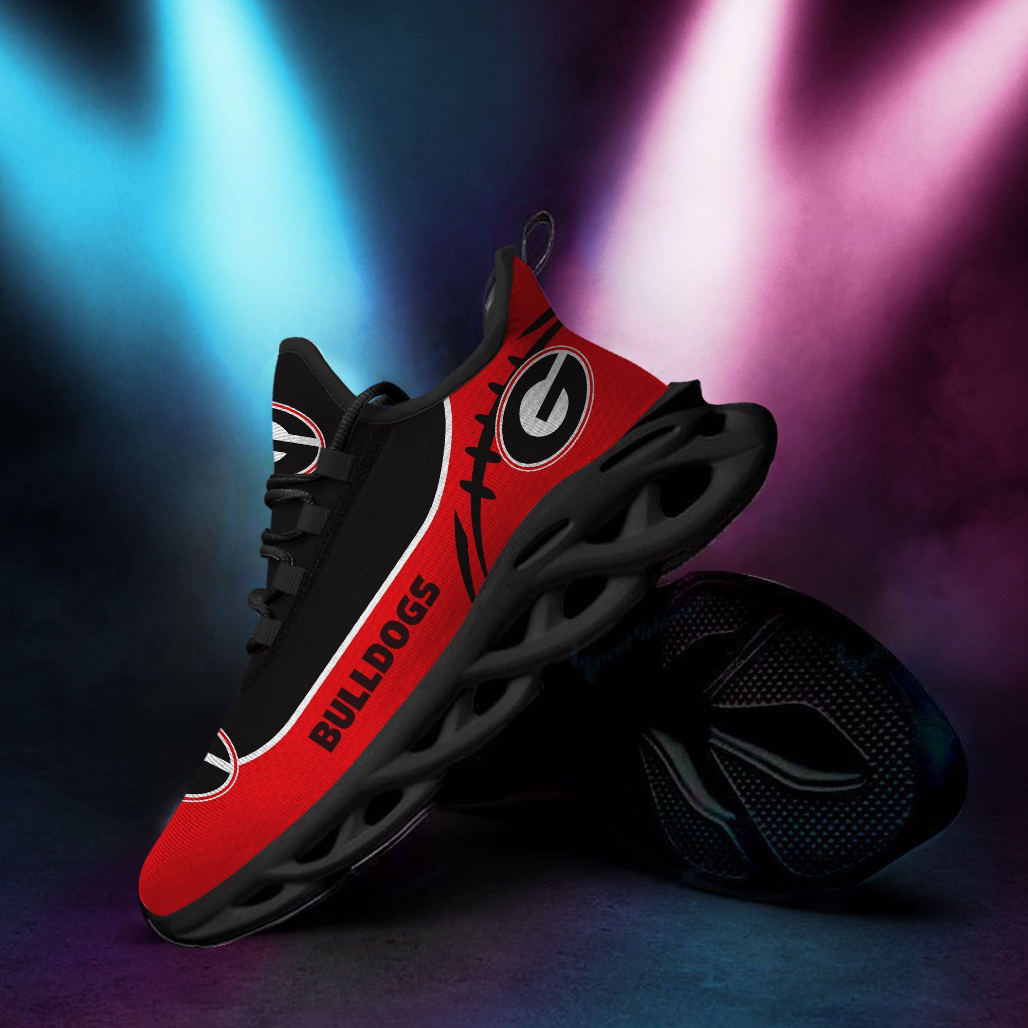 Georgia Bulldogs Custom Personalized Max Soul Sneakers Shoes - Famjoys Georgia Bulldogs Custom Personalized Max Soul Sneakers Shoes - Famjoys