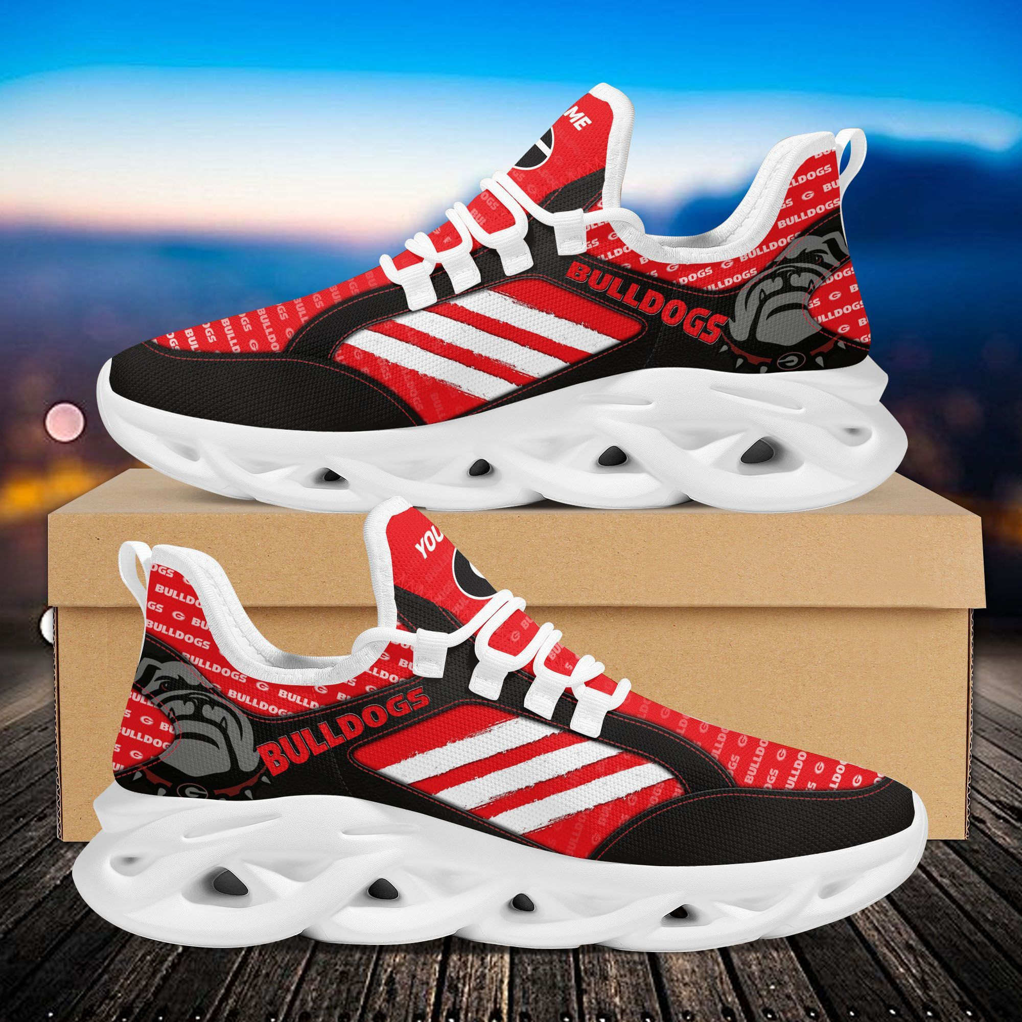 Georgia Bulldogs Custom Personalized Max Soul Sneakers Shoes University of Georgia - Famjoys Georgia Bulldogs Custom Personalized Max Soul Sneakers Shoes University of Georgia - Famjoys