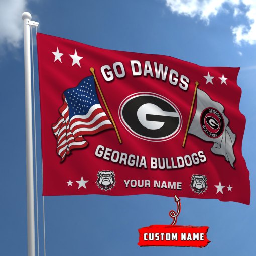 Georgia Bulldogs Football House Flag - Famjoys Georgia Bulldogs Football House Flag - Famjoys
