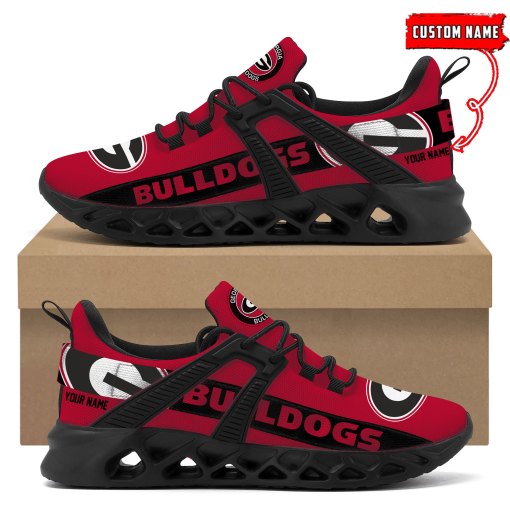 Georgia Bulldogs Football Team Sport Sneakers - Famjoys Georgia Bulldogs Football Team Sport Sneakers - Famjoys