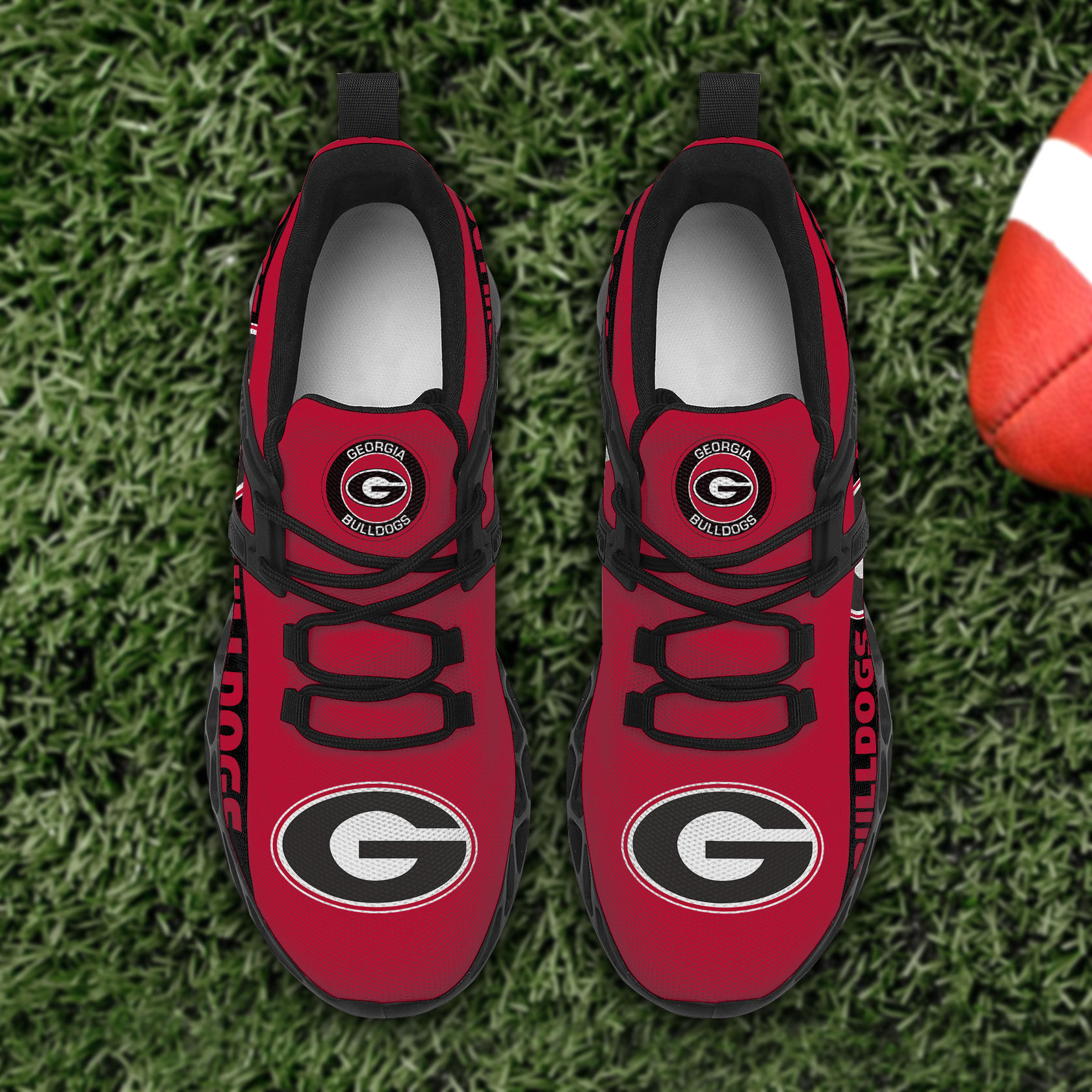 Georgia Bulldogs Football Team Sport Sneakers - Famjoys Georgia Bulldogs Football Team Sport Sneakers - Famjoys