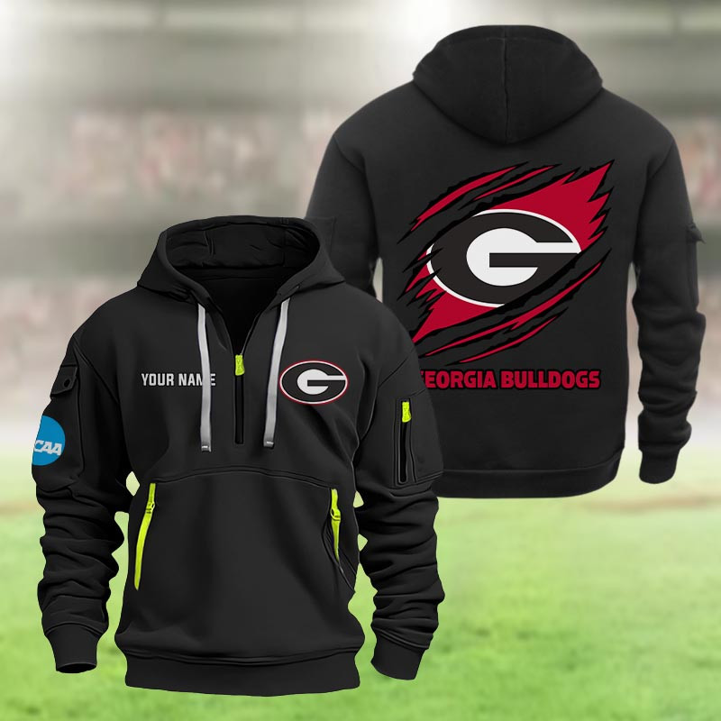 Georgia Bulldogs Heavy Hoodie - Famjoys Georgia Bulldogs Heavy Hoodie - Famjoys