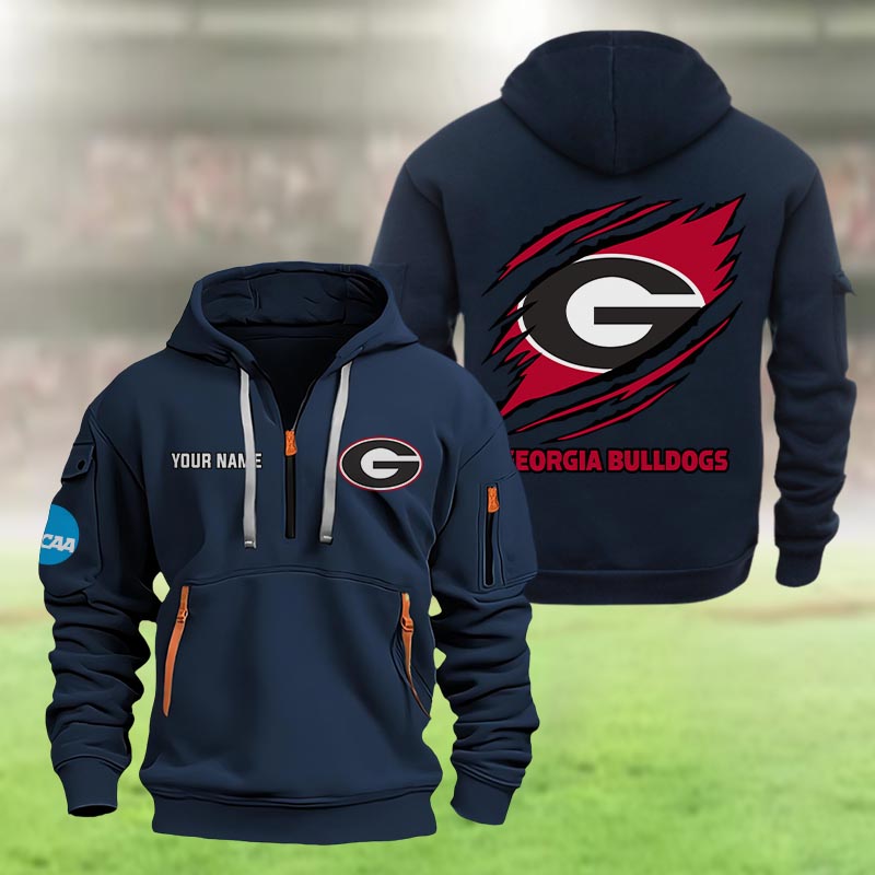 Georgia Bulldogs Heavy Hoodie - Famjoys Georgia Bulldogs Heavy Hoodie - Famjoys