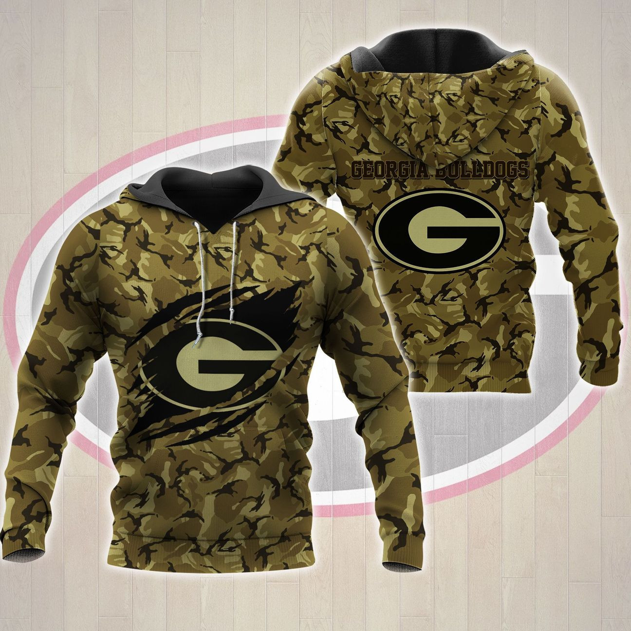 GEORGIA BULLDOGS Hoodies - v10 - Famjoys GEORGIA BULLDOGS Hoodies - v10 - Famjoys