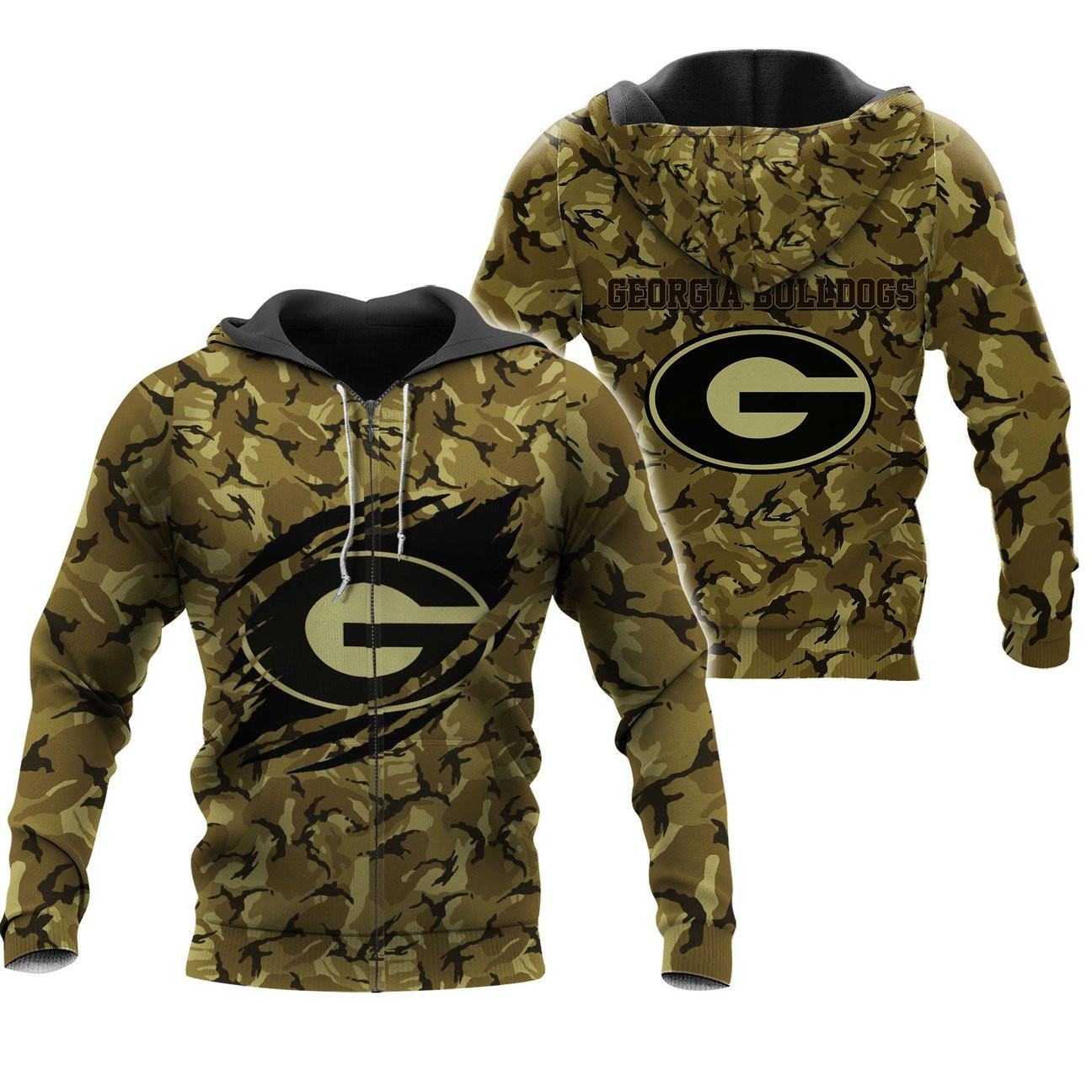 GEORGIA BULLDOGS Hoodies - v10 - Famjoys GEORGIA BULLDOGS Hoodies - v10 - Famjoys