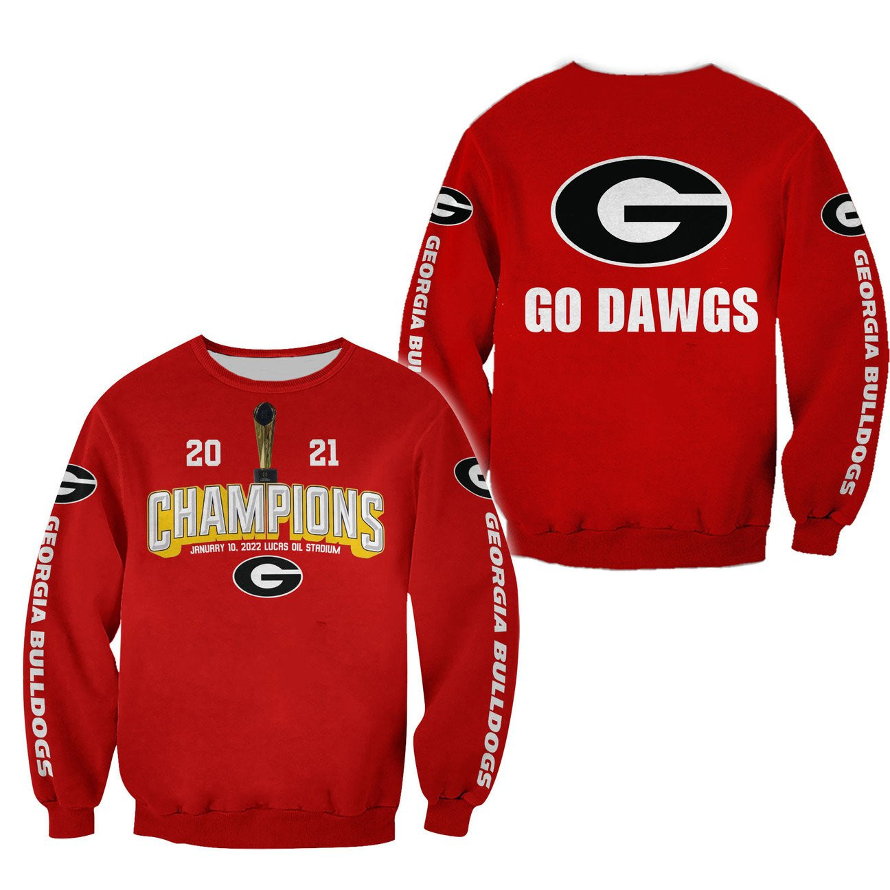 GEORGIA BULLDOGS Hoodies - v17 - Famjoys GEORGIA BULLDOGS Hoodies - v17 - Famjoys