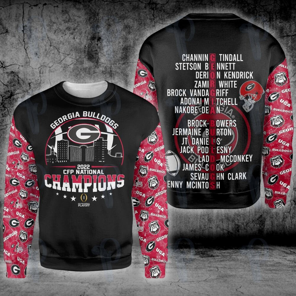 GEORGIA BULLDOGS Hoodies - v22 - Famjoys GEORGIA BULLDOGS Hoodies - v22 - Famjoys