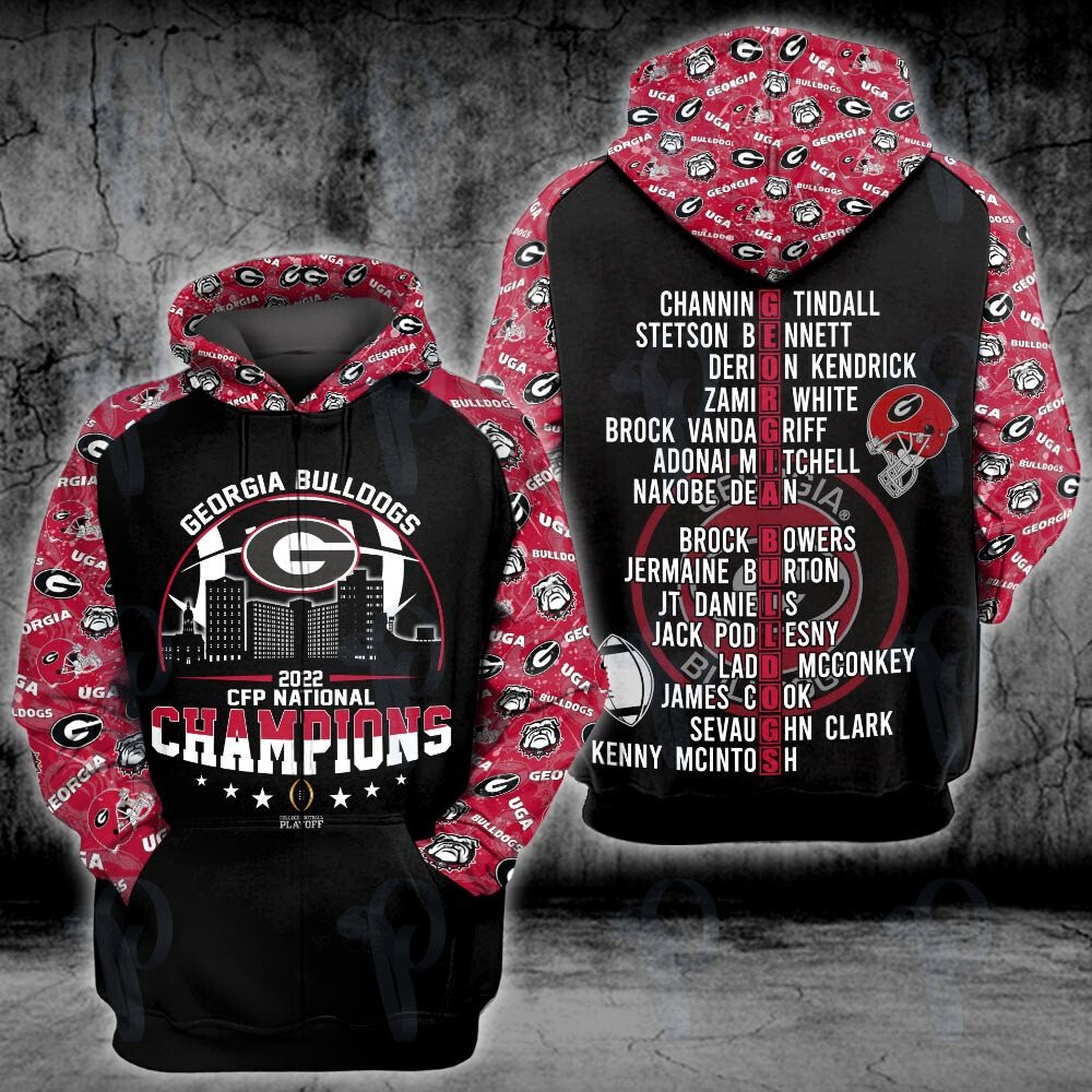 GEORGIA BULLDOGS Hoodies - v22 - Famjoys GEORGIA BULLDOGS Hoodies - v22 - Famjoys