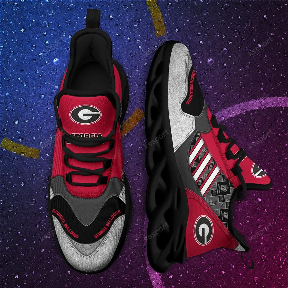 Georgia Bulldogs Max Soul Clunky, Running Sneakers - Famjoys Georgia Bulldogs Max Soul Clunky, Running Sneakers - Famjoys