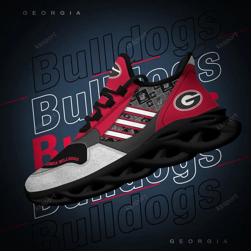 Georgia Bulldogs Max Soul Clunky, Running Sneakers - Famjoys Georgia Bulldogs Max Soul Clunky, Running Sneakers - Famjoys