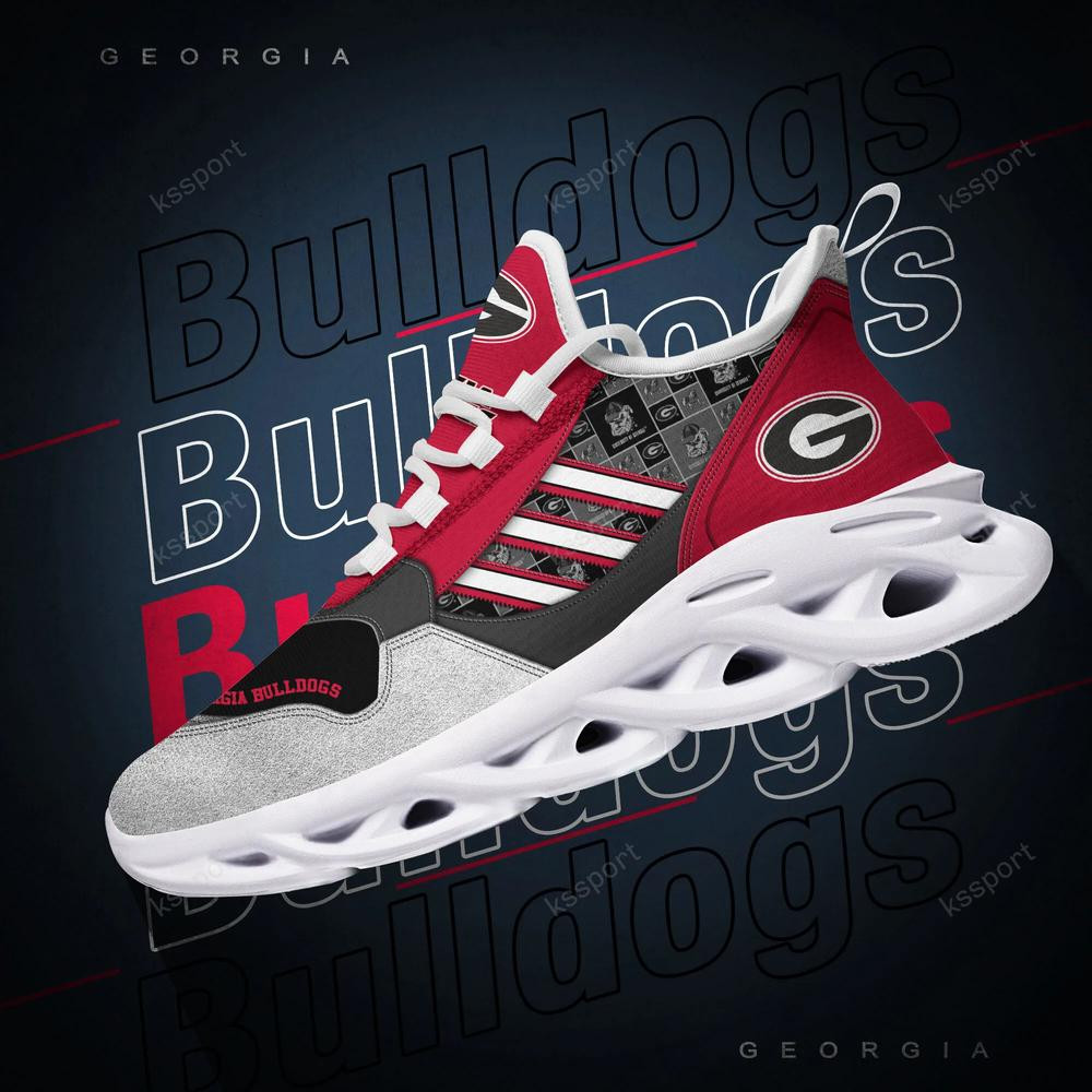 Georgia Bulldogs Max Soul Clunky, Running Sneakers - Famjoys Georgia Bulldogs Max Soul Clunky, Running Sneakers - Famjoys