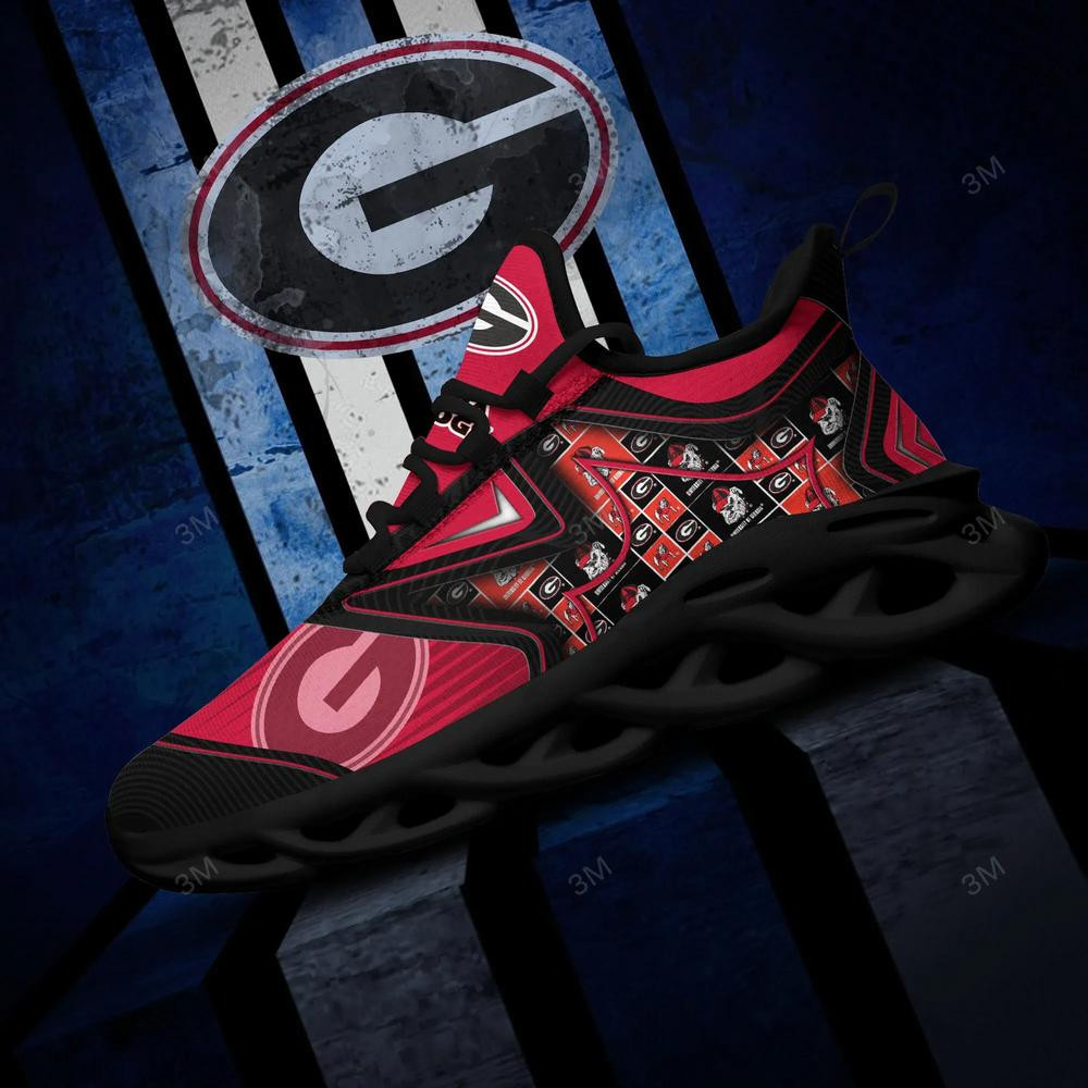 Georgia Bulldogs Max Soul Clunky Shoes - Famjoys Georgia Bulldogs Max Soul Clunky Shoes - Famjoys