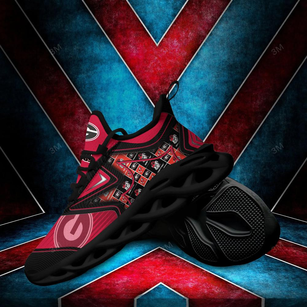 Georgia Bulldogs Max Soul Clunky Shoes - Famjoys Georgia Bulldogs Max Soul Clunky Shoes - Famjoys