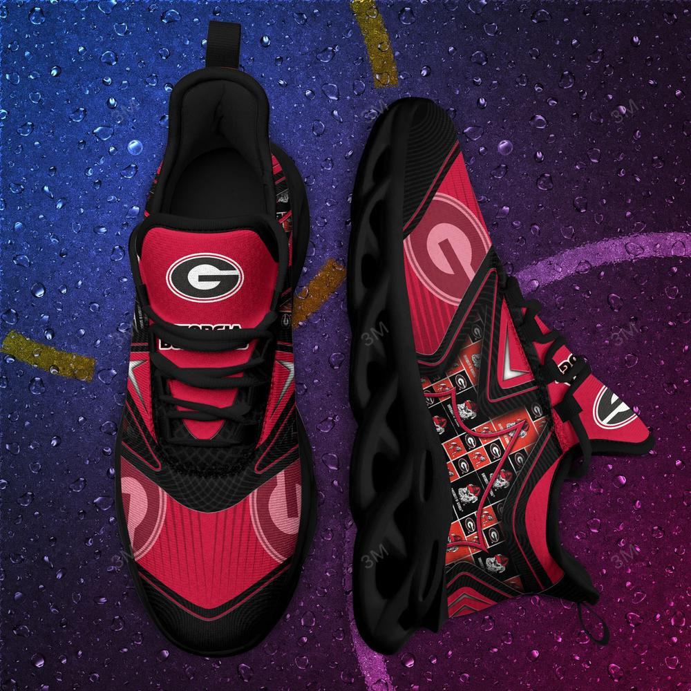 Georgia Bulldogs Max Soul Clunky Shoes - Famjoys Georgia Bulldogs Max Soul Clunky Shoes - Famjoys