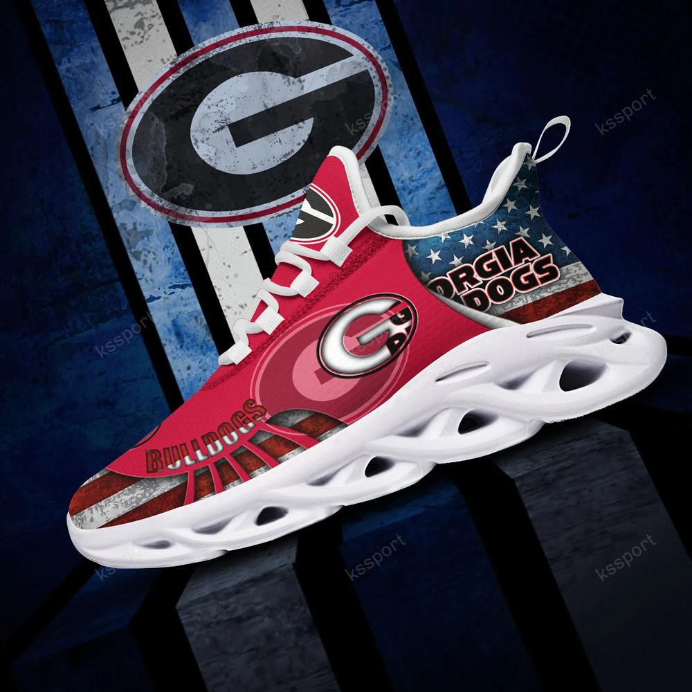 Georgia Bulldogs Max Soul Clunky Shoes - Famjoys Georgia Bulldogs Max Soul Clunky Shoes - Famjoys