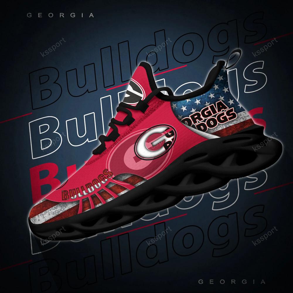 Georgia Bulldogs Max Soul Clunky Shoes - Famjoys Georgia Bulldogs Max Soul Clunky Shoes - Famjoys