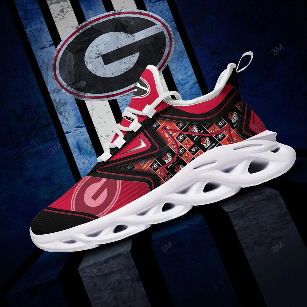 Georgia Bulldogs Max Soul Clunky Shoes - Famjoys Georgia Bulldogs Max Soul Clunky Shoes - Famjoys
