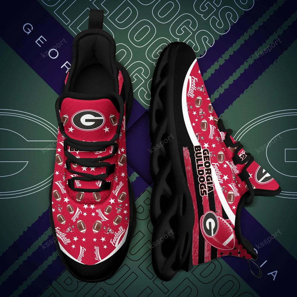Georgia Bulldogs Max Soul Clunky Sneakers - Famjoys Georgia Bulldogs Max Soul Clunky Sneakers - Famjoys