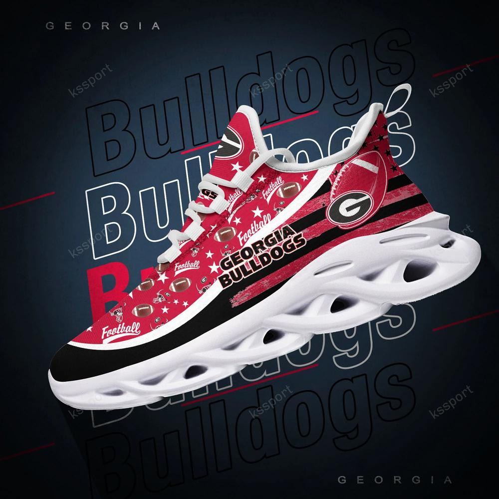 Georgia Bulldogs Max Soul Clunky Sneakers - Famjoys Georgia Bulldogs Max Soul Clunky Sneakers - Famjoys