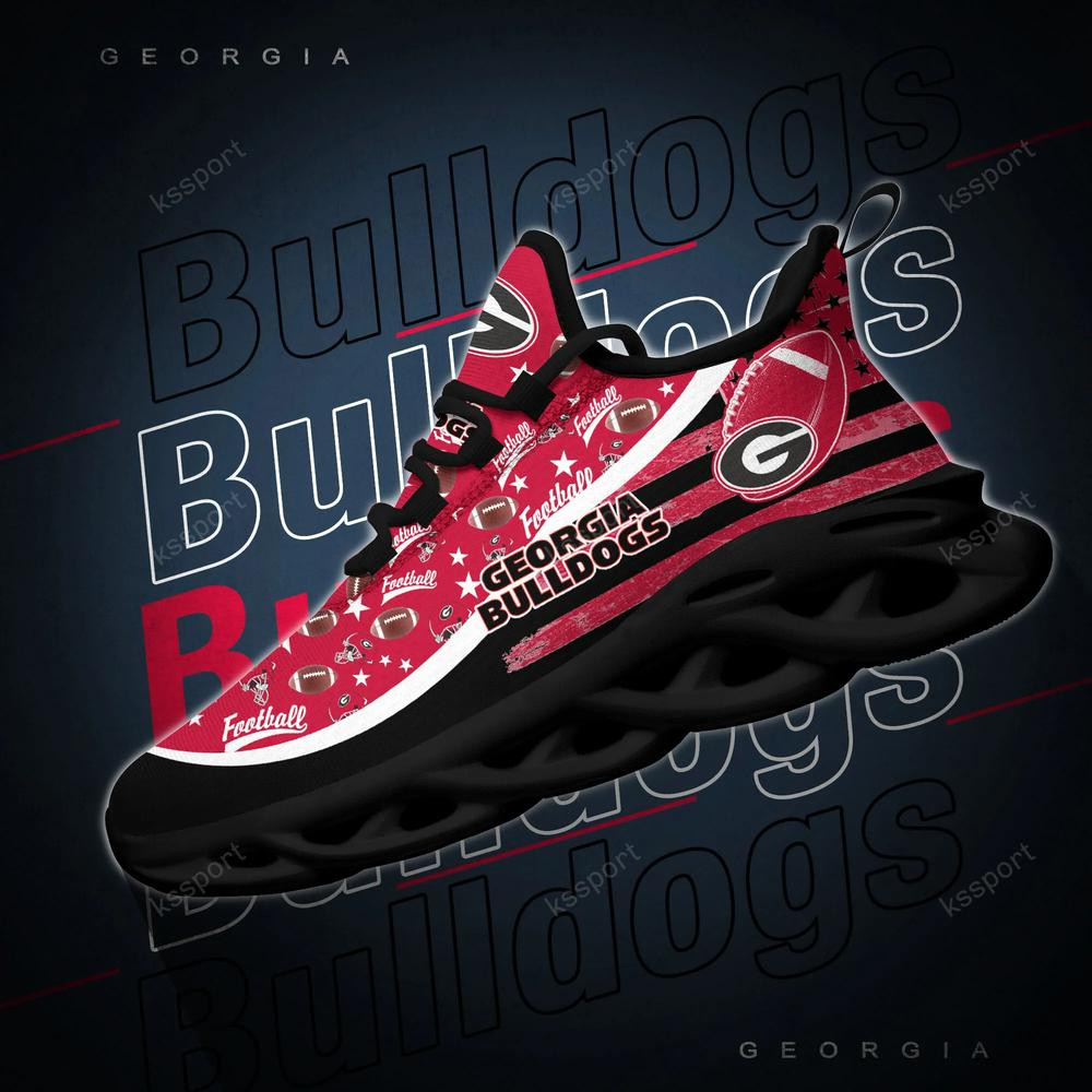 Georgia Bulldogs Max Soul Clunky Sneakers - Famjoys Georgia Bulldogs Max Soul Clunky Sneakers - Famjoys