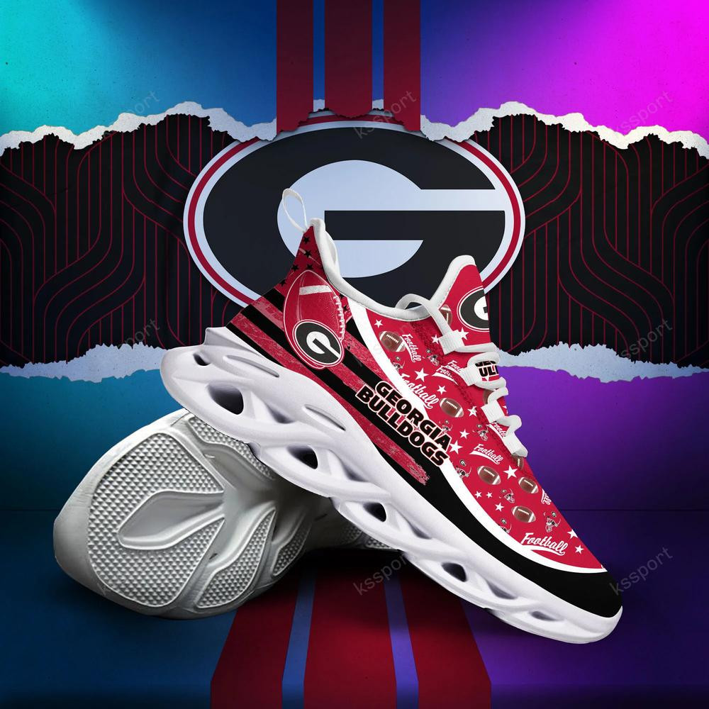 Georgia Bulldogs Max Soul Clunky Sneakers - Famjoys Georgia Bulldogs Max Soul Clunky Sneakers - Famjoys