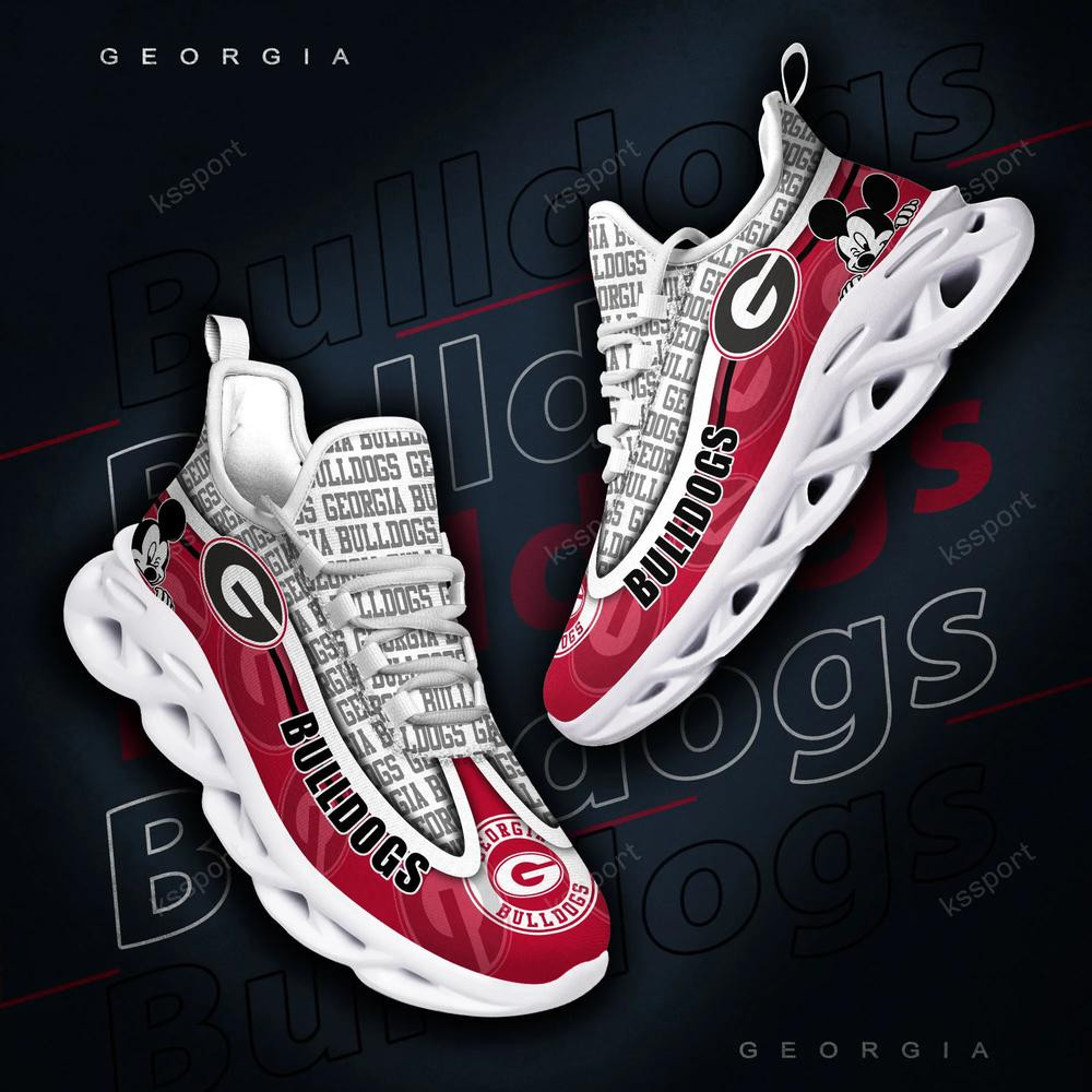Georgia Bulldogs Max Soul Clunky Sneakers - Famjoys Georgia Bulldogs Max Soul Clunky Sneakers - Famjoys