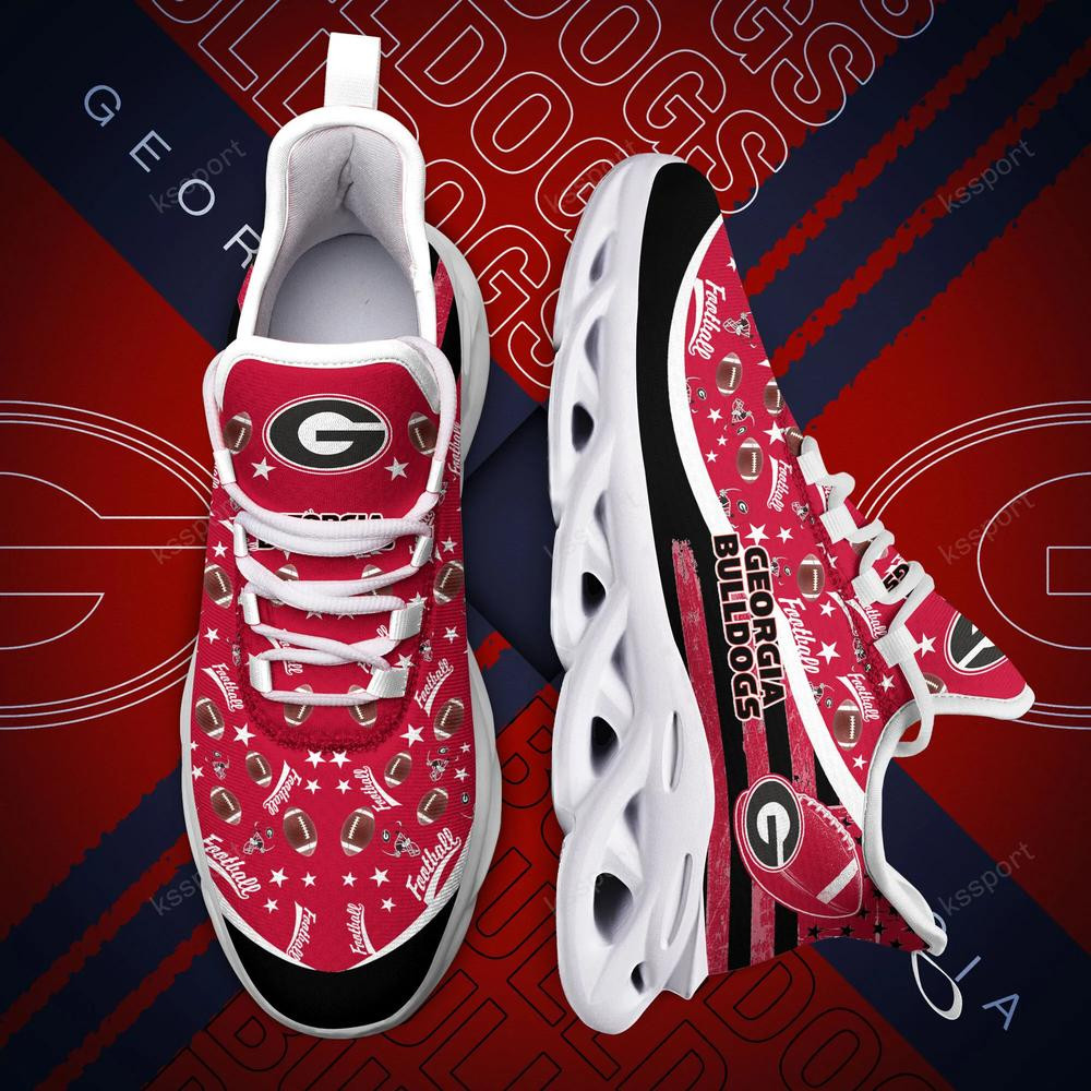 Georgia Bulldogs Max Soul Clunky Sneakers - Famjoys Georgia Bulldogs Max Soul Clunky Sneakers - Famjoys