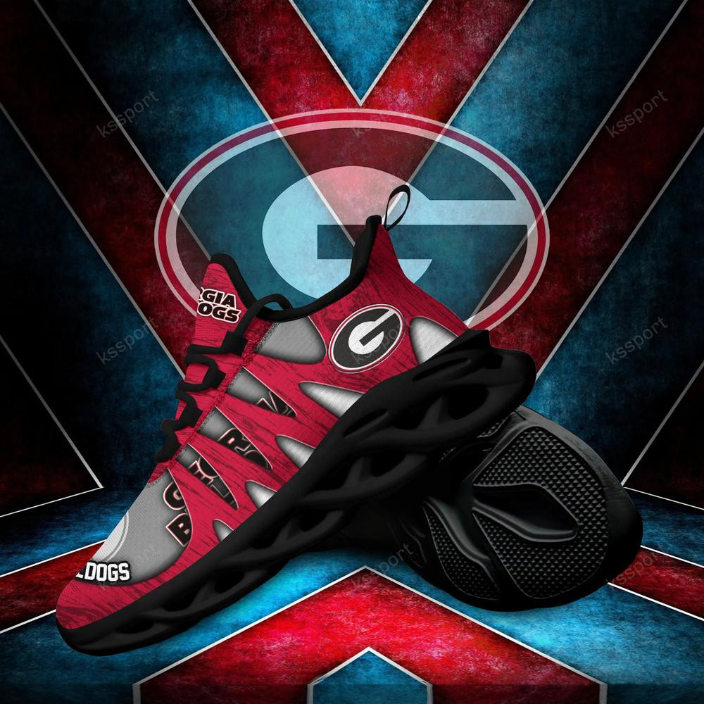 Georgia Bulldogs Max Soul Shoes, Running Sneakers - Famjoys Georgia Bulldogs Max Soul Shoes, Running Sneakers - Famjoys