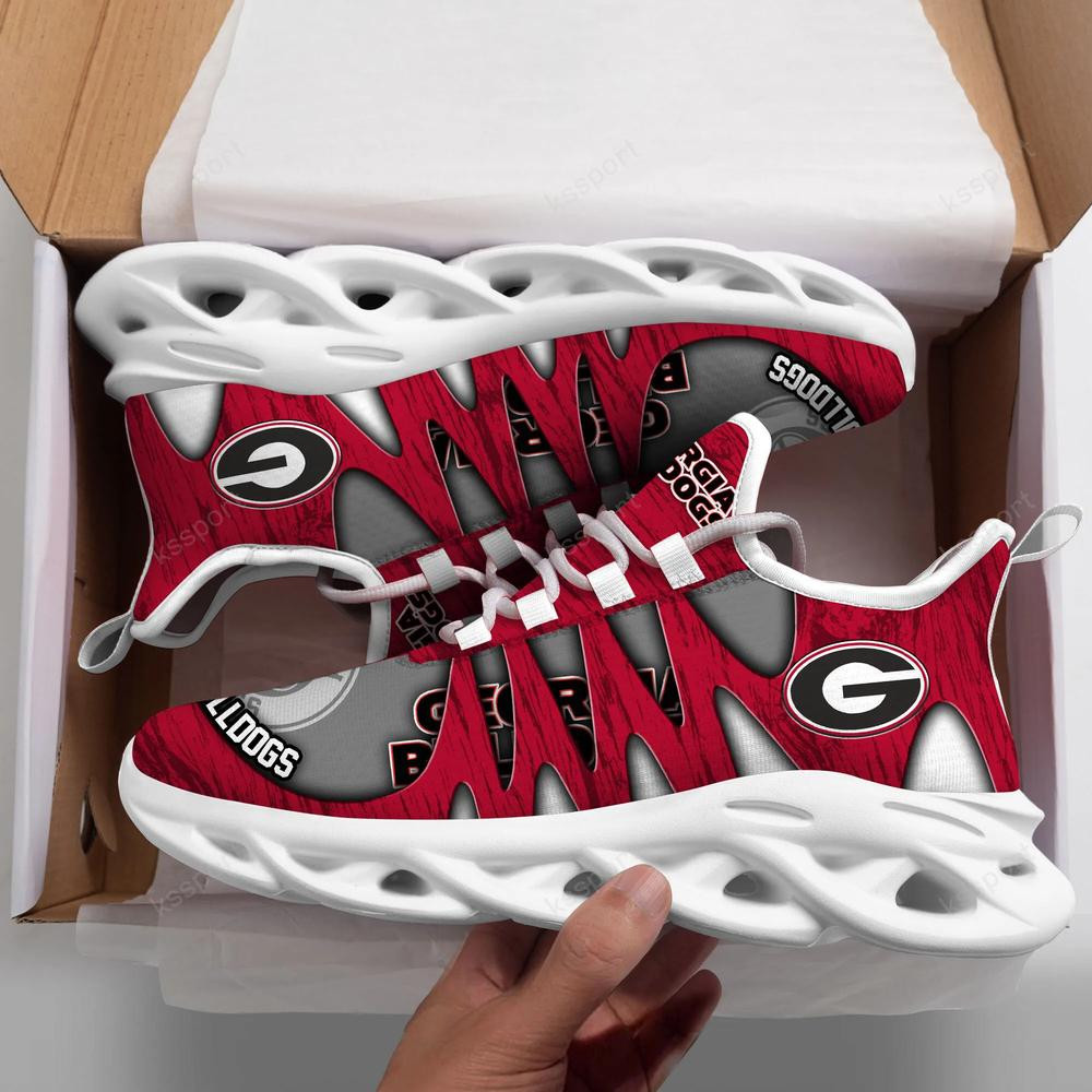 Georgia Bulldogs Max Soul Shoes, Running Sneakers - Famjoys Georgia Bulldogs Max Soul Shoes, Running Sneakers - Famjoys