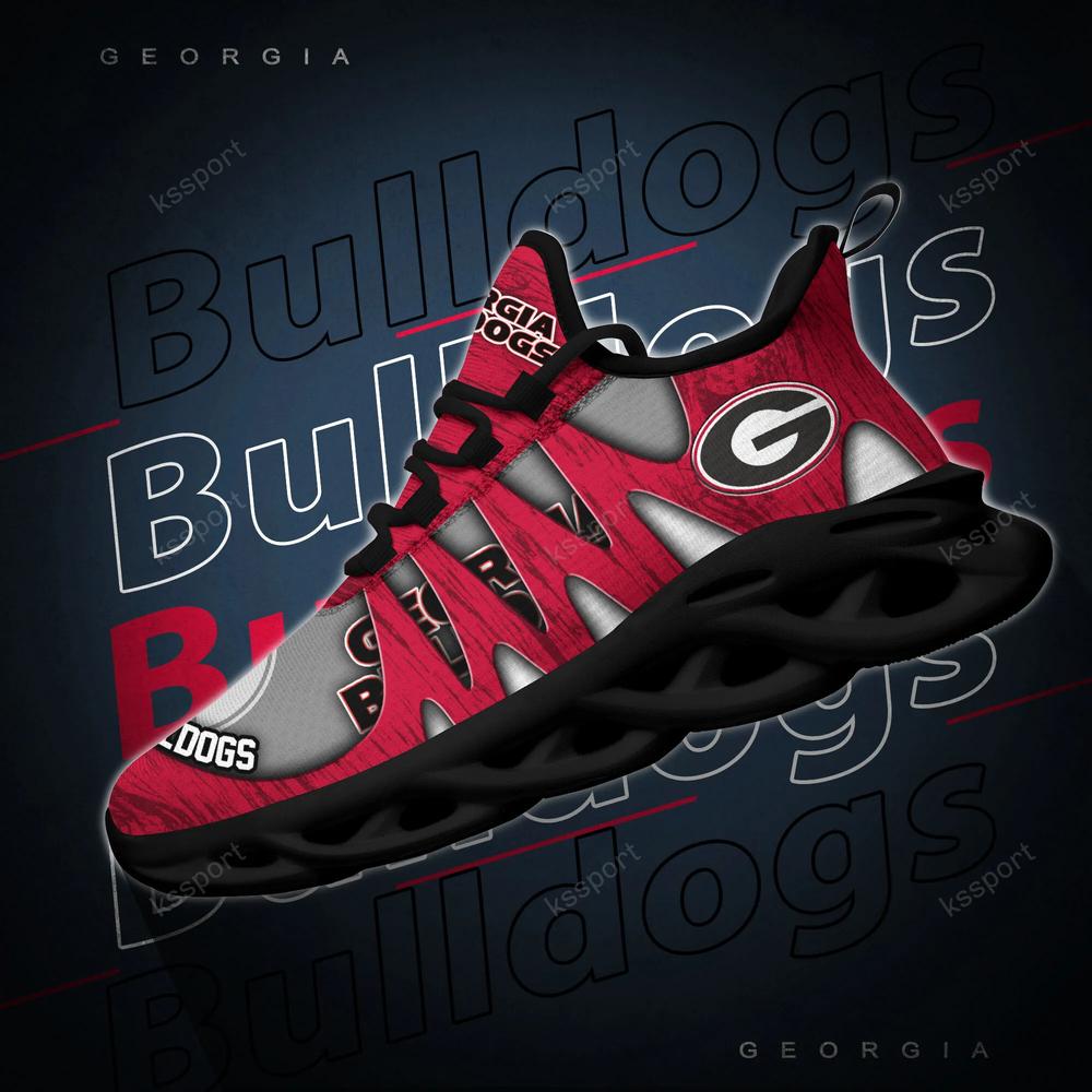Georgia Bulldogs Max Soul Shoes, Running Sneakers - Famjoys Georgia Bulldogs Max Soul Shoes, Running Sneakers - Famjoys