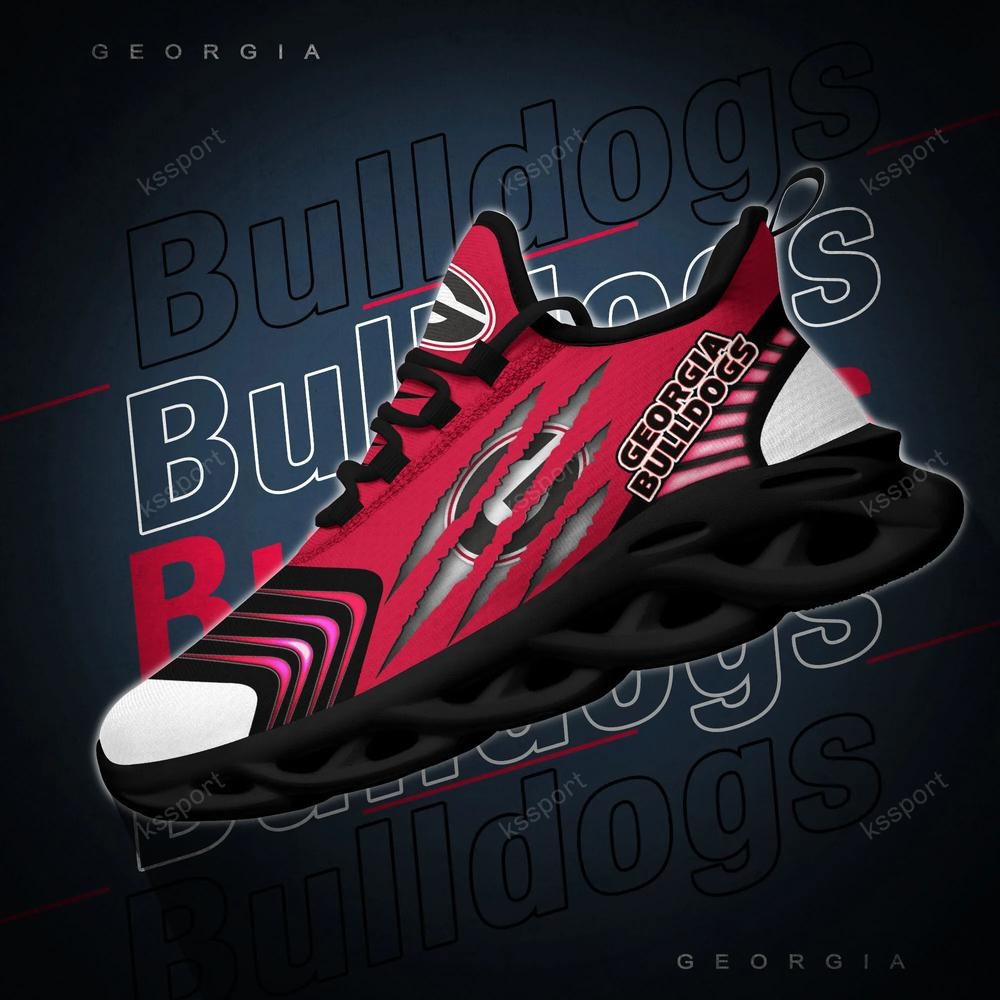 Georgia Bulldogs Max Soul Sneakers Chunky - Famjoys Georgia Bulldogs Max Soul Sneakers Chunky - Famjoys