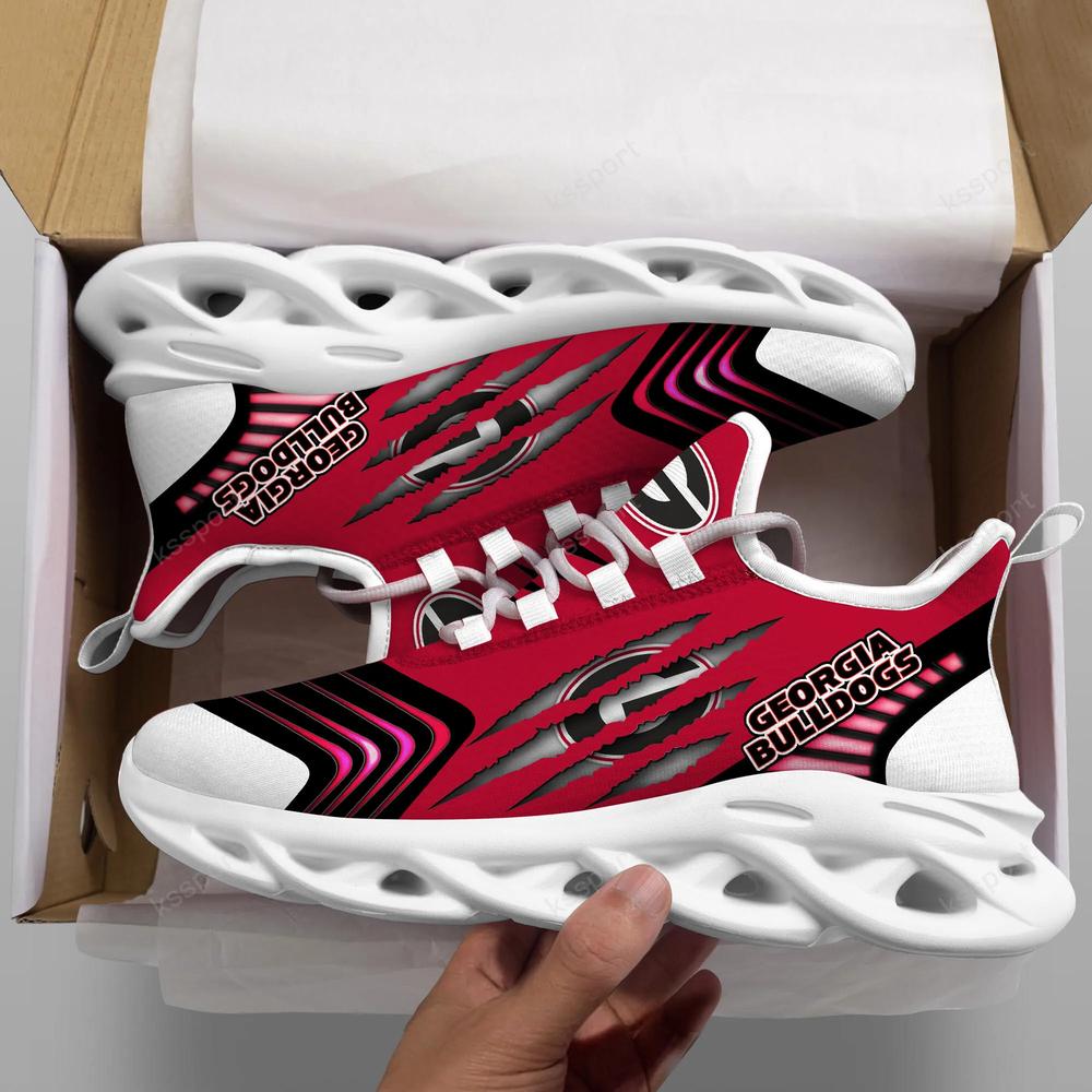 Georgia Bulldogs Max Soul Sneakers Chunky - Famjoys Georgia Bulldogs Max Soul Sneakers Chunky - Famjoys