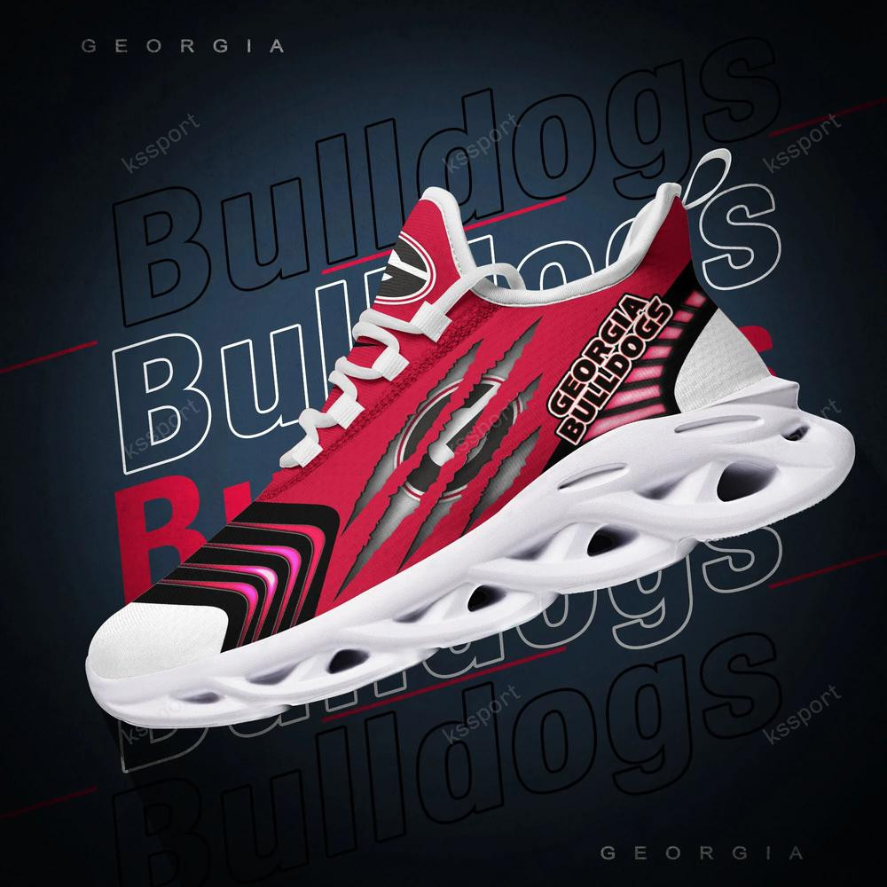 Georgia Bulldogs Max Soul Sneakers Chunky - Famjoys Georgia Bulldogs Max Soul Sneakers Chunky - Famjoys