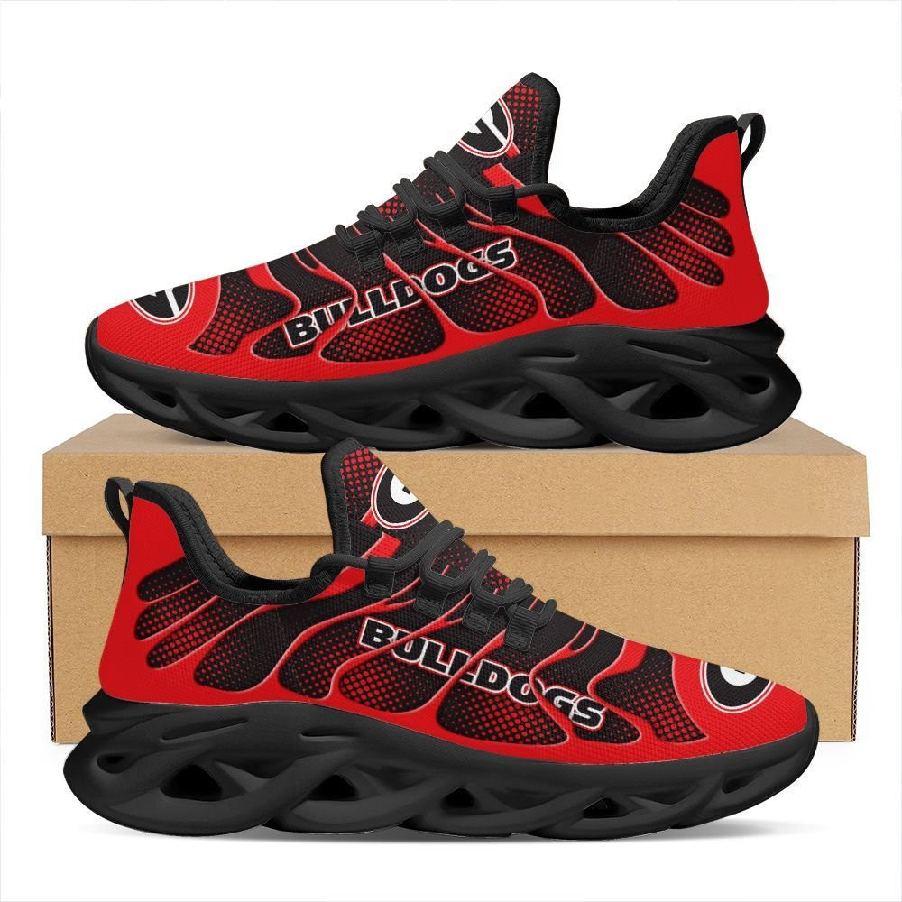 Georgia Bulldogs Max Soul Sneakers Shoes - Famjoys Georgia Bulldogs Max Soul Sneakers Shoes - Famjoys
