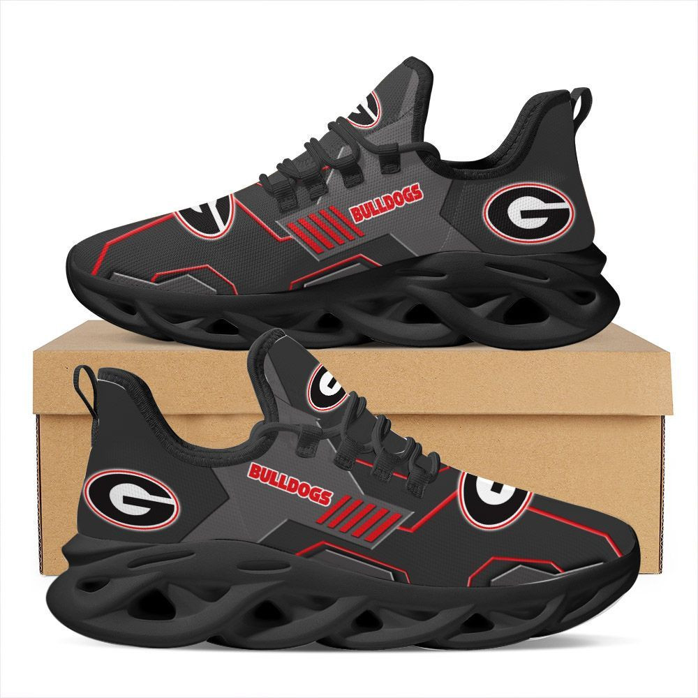 Georgia Bulldogs Max Soul Sneakers Shoes - Famjoys Georgia Bulldogs Max Soul Sneakers Shoes - Famjoys