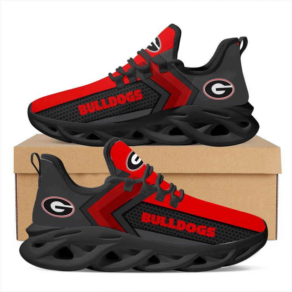 Georgia Bulldogs Max Soul Sneakers Shoes - Famjoys Georgia Bulldogs Max Soul Sneakers Shoes - Famjoys