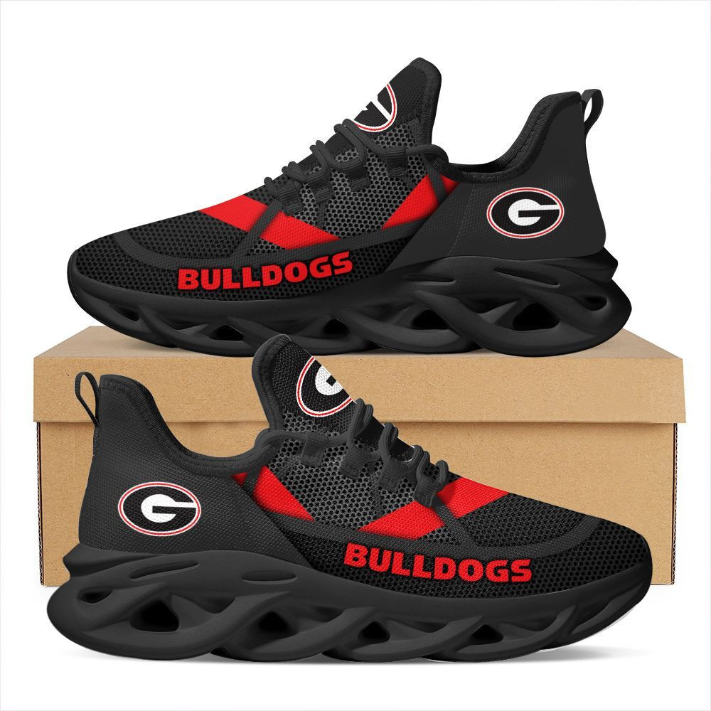 Georgia Bulldogs Max Soul Sneakers Shoes - Famjoys Georgia Bulldogs Max Soul Sneakers Shoes - Famjoys