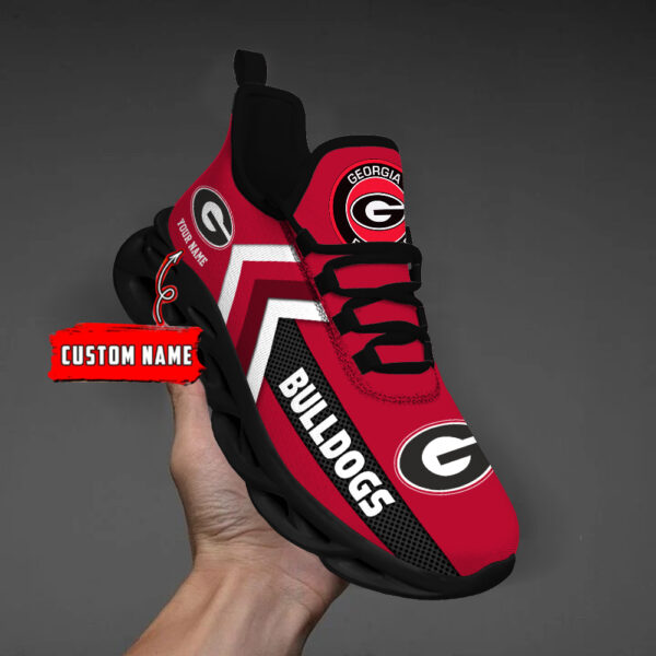 Georgia Bulldogs Personalized Custom Name Max Soul Shoes DS003 - Famjoys Georgia Bulldogs Personalized Custom Name Max Soul Shoes DS003 - Famjoys